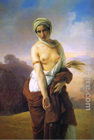 Ruth painting - Francesco Hayez Ruth art painting